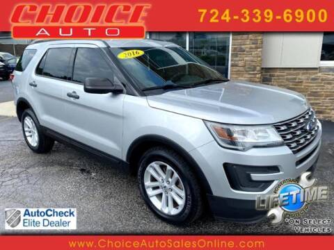 2016 Ford Explorer for sale at CHOICE AUTO SALES in Murrysville PA