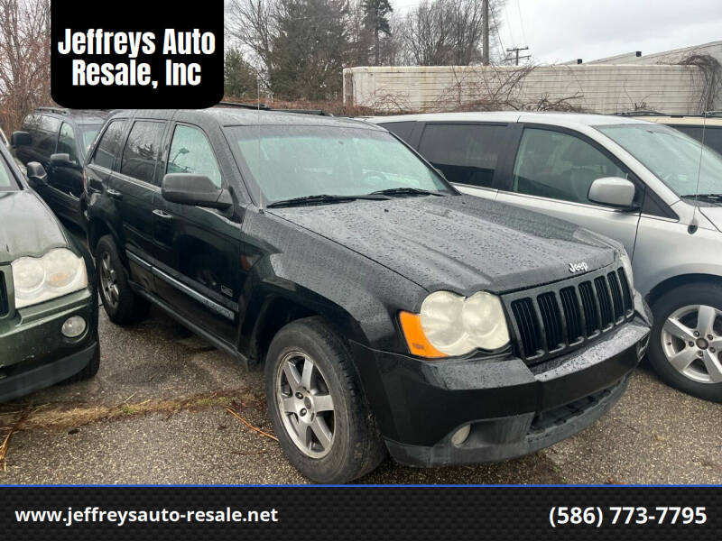2008 Jeep Grand Cherokee for sale at Jeffreys Auto Resale, Inc in Clinton Township MI