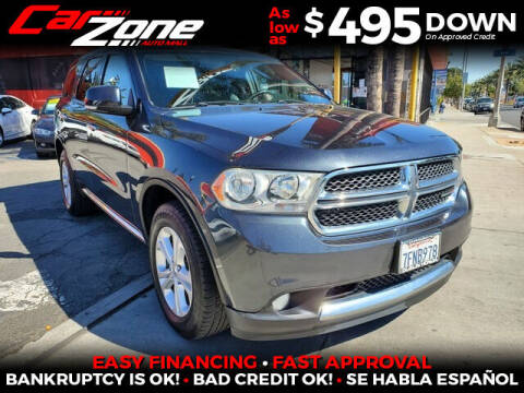 2013 Dodge Durango for sale at Carzone Automall in South Gate CA