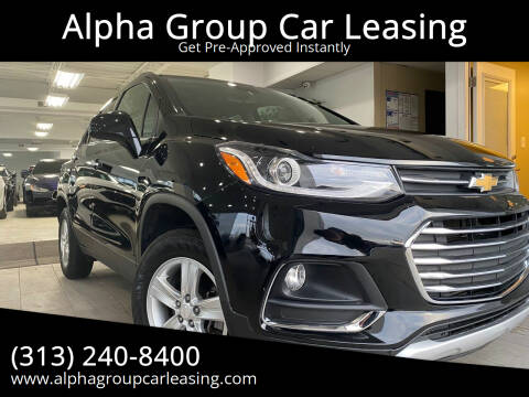 2019 Chevrolet Trax for sale at Alpha Group Car Leasing in Redford MI