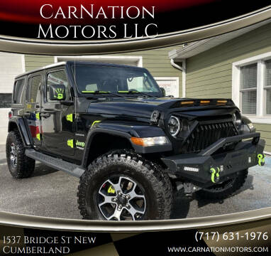 2020 Jeep Wrangler Unlimited for sale at CarNation Motors LLC - New Cumberland Location in New Cumberland PA