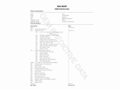 2022 MINI Convertible Cooper S