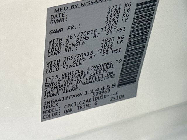 2024 Nissan Titan SV