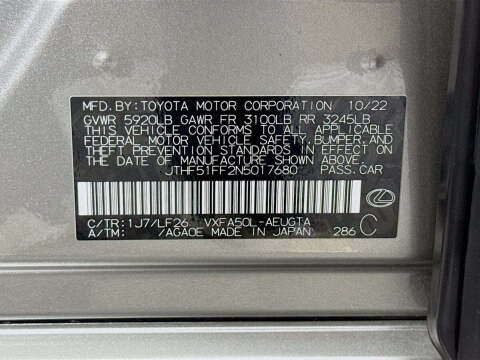 2022 Lexus LS 500 F SPORT