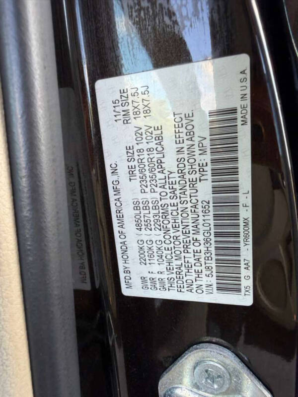 2016 Acura RDX w/AcuraWatch