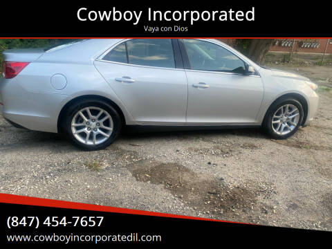 2013 Chevrolet Malibu for sale at Cowboy Incorporated in Waukegan IL
