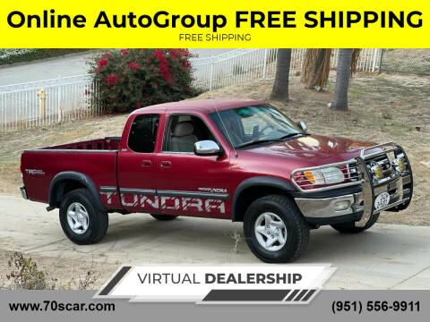 2001 Toyota Tundra for sale at Online AutoGroup FREE SHIPPING in Riverside CA