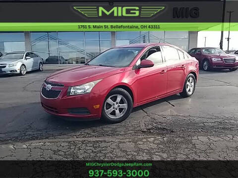 2013 Chevrolet Cruze for sale at MIG Chrysler Dodge Jeep Ram in Bellefontaine OH