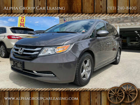 2015 Honda Odyssey for sale at Alpha Group Car Leasing in Redford MI