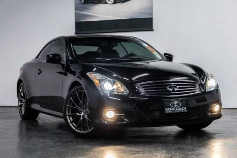 2013 Infiniti G37 Convertible for sale at Iconic Coach in San Diego CA