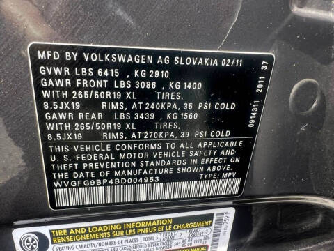 2011 Volkswagen Touareg Hybrid