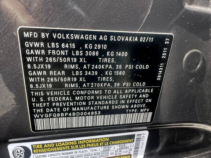 2011 Volkswagen Touareg Hybrid