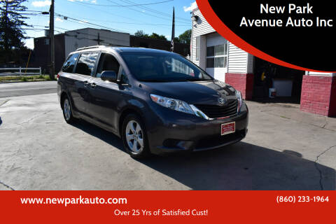 2011 Toyota Sienna for sale at New Park Avenue Auto Inc in Hartford CT
