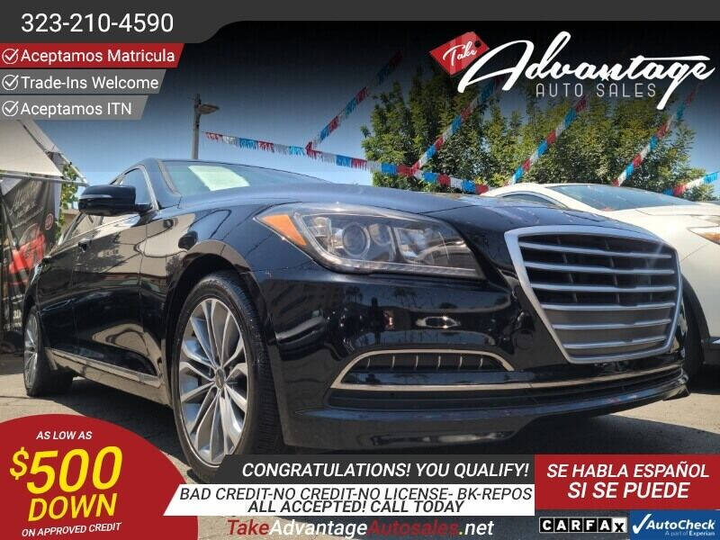 2015 Hyundai Genesis for sale at ADVANTAGE AUTO SALES INC in Bell CA