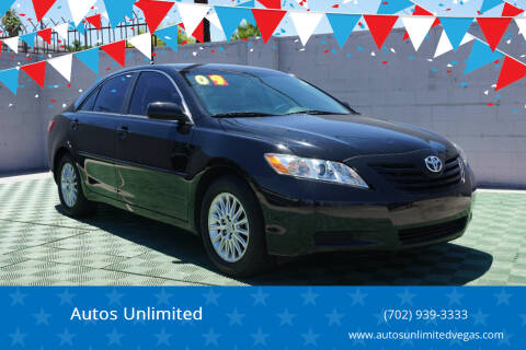 2009 Toyota Camry for sale at Autos Unlimited in Las Vegas NV
