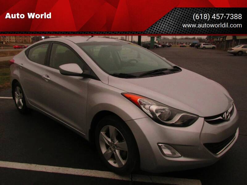 2013 Hyundai Elantra for sale at Auto World in Carbondale IL