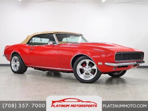 1968 Chevrolet Camaro for sale at PLATINUM MOTORSPORTS INC. in Hickory Hills IL