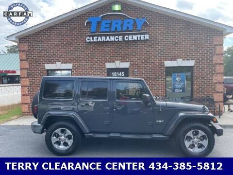 2016 Jeep Wrangler Unlimited for sale at Terry Clearance Center in Lynchburg VA