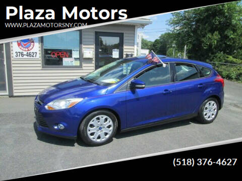 2012 Ford Focus for sale at Plaza Motors in Rensselaer NY