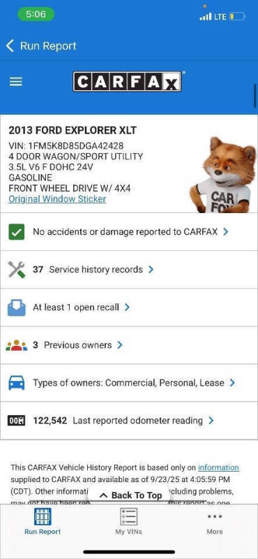 2013 Ford Explorer XLT