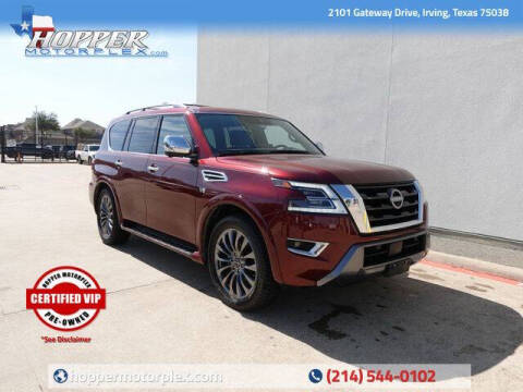 2022 Nissan Armada for sale at HOPPER MOTORPLEX in Irving TX