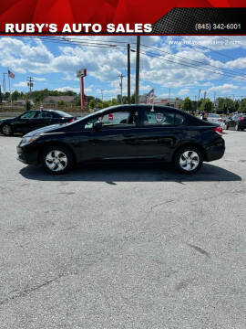 2013 Honda Civic for sale at RUBY'S AUTO SALES in Middletown NY