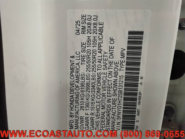 2025 Honda Pilot Touring