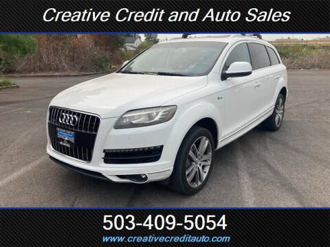 2014 Audi Q7 for sale at Creative Credit & Auto Sales in Salem OR