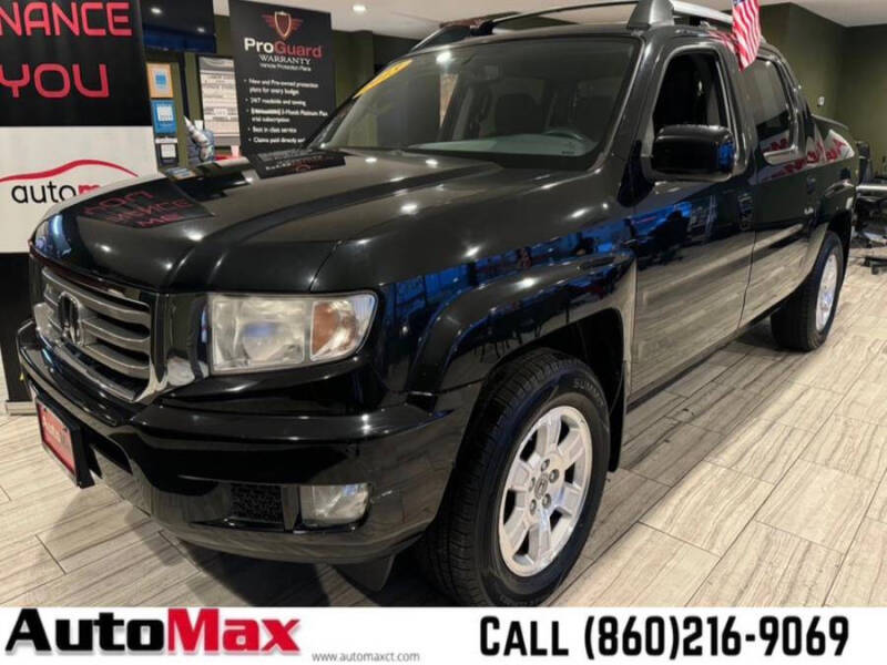 2013 Honda Ridgeline for sale at AutoMax in West Hartford CT