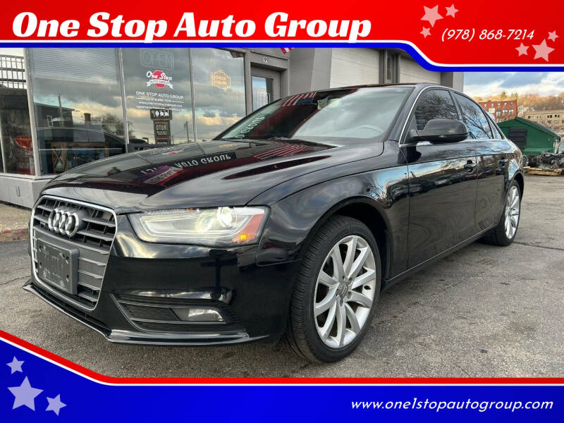 2013 Audi A4 for sale at One Stop Auto Group in Fitchburg MA