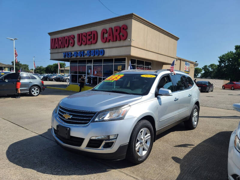 Used 2014 Chevrolet Traverse 2LT with VIN 1GNKVHKD3EJ344732 for sale in Houston, TX