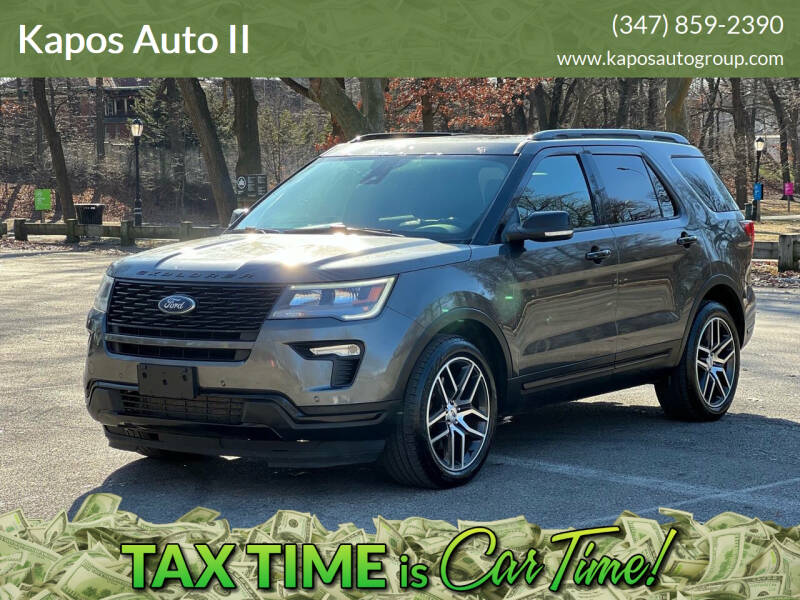 2018 Ford Explorer for sale at Kapos Auto II in Ridgewood NY