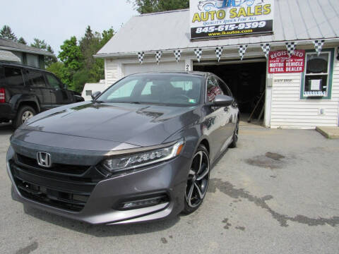 2018 Honda Accord for sale at IK AUTO SALES LLC in Goshen NY