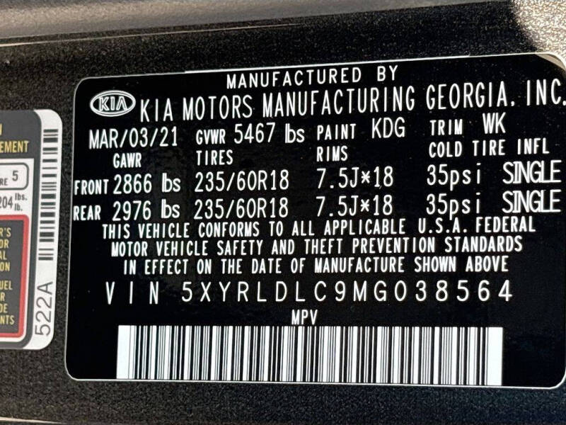 2021 Kia Sorento S
