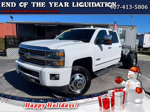 2016 Chevrolet Silverado 3500HD for sale at American Financial Cars in Orlando FL