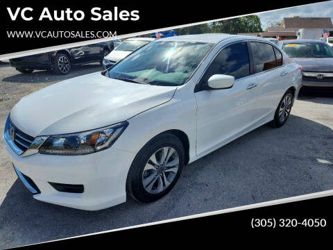 2015 Honda Accord for sale at VC Auto Sales in Miami FL