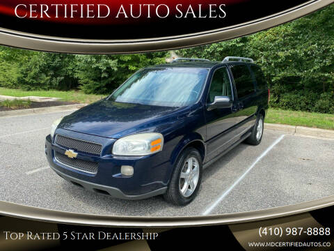 2005 Chevrolet Uplander for sale at CERTIFIED AUTO SALES in Gambrills MD