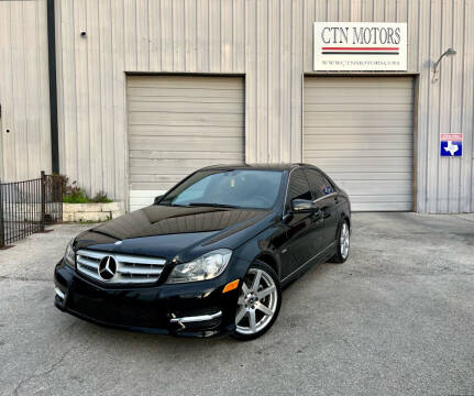 2012 Mercedes-Benz C-Class for sale at CTN MOTORS in Houston TX