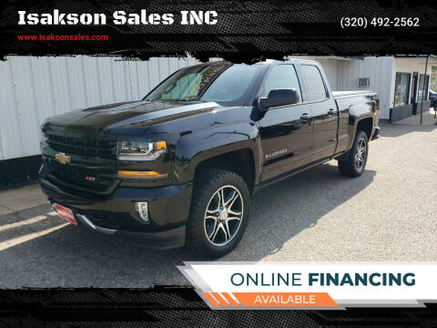 2017 Chevrolet Silverado 1500 for sale at Isakson Sales INC in Waite Park MN