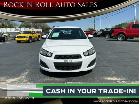 2016 Chevrolet Sonic for sale at Rock 'N Roll Auto Sales in West Columbia SC