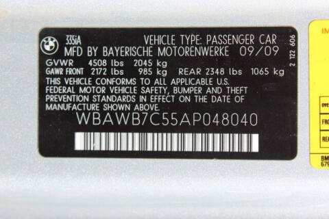 2010 BMW 3 Series 335i