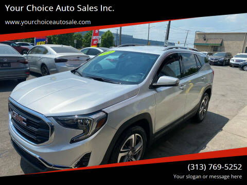 2021 GMC Terrain for sale at Your Choice Auto Sales Inc. in Dearborn MI
