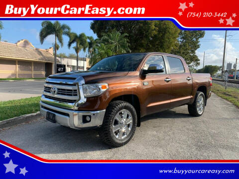 2015 Toyota Tundra for sale at BuyYourCarEasyllc.com in Hollywood FL