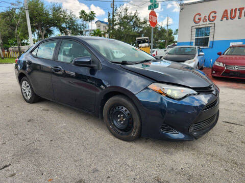 2017 Toyota Corolla for sale at GG Quality Auto in Hialeah FL