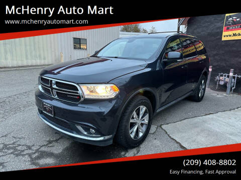 2016 Dodge Durango for sale at McHenry Auto Mart in Modesto CA