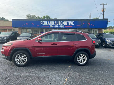 2014 Jeep Cherokee for sale at Penland Automotive Group in Laurens SC