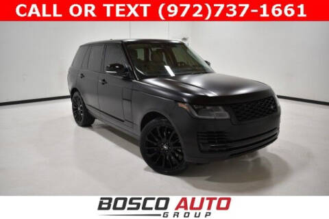 2019 Land Rover Range Rover for sale at Bosco Auto Group in Flower Mound TX