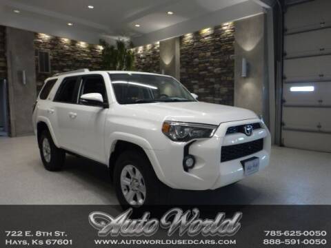 2018 Toyota 4Runner for sale at Auto World Used Cars in Hays KS