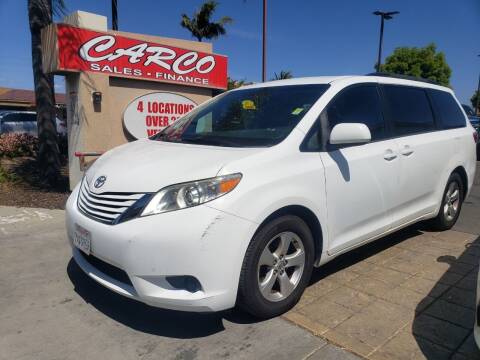 2017 Toyota Sienna for sale at CARCO OF POWAY in Poway CA