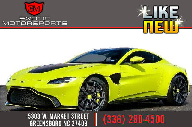 2020 Aston Martin Vantage for sale at Exotic Motorsports in Greensboro NC